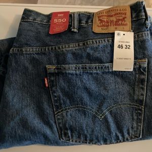 Men’s Levi’s size 46x32 big and tall blue brand new with tags